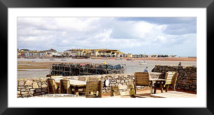 Teignmouth From Shaldon  Framed Mounted Print by Peter F Hunt