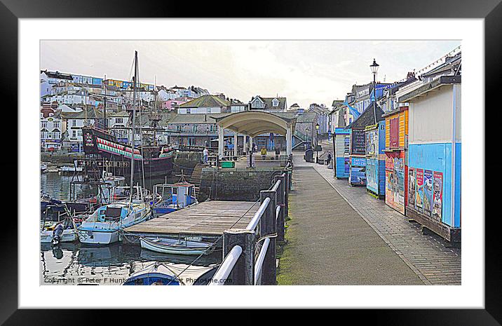 A Brixham View Framed Mounted Print by Peter F Hunt