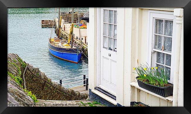 Brixham View From Overgang Framed Print by Peter F Hunt