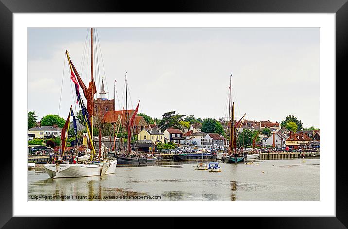 Maldon In View Framed Mounted Print by Peter F Hunt