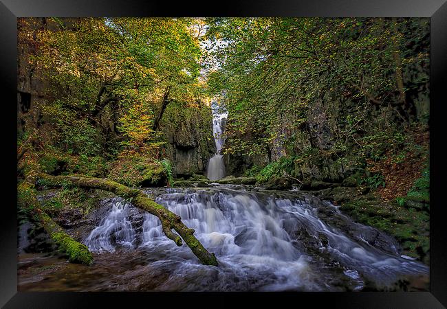 Catrigg Foss Framed Print by Steven Purcell