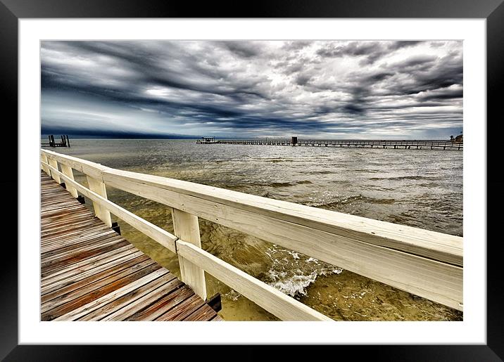 Passing Storm Framed Mounted Print by Mike Jennings