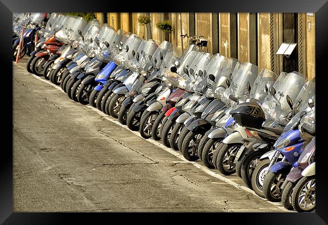 Parked up for lunch ! Framed Print by Mike Jennings