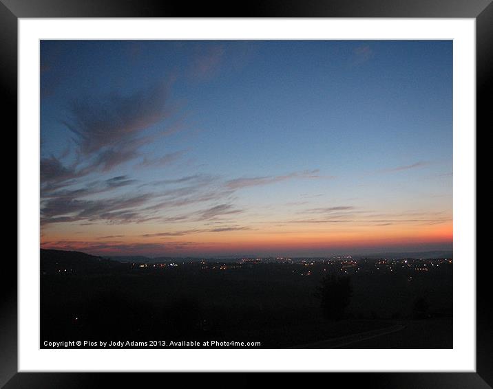 Morning Sunrise Framed Mounted Print by Pics by Jody Adams