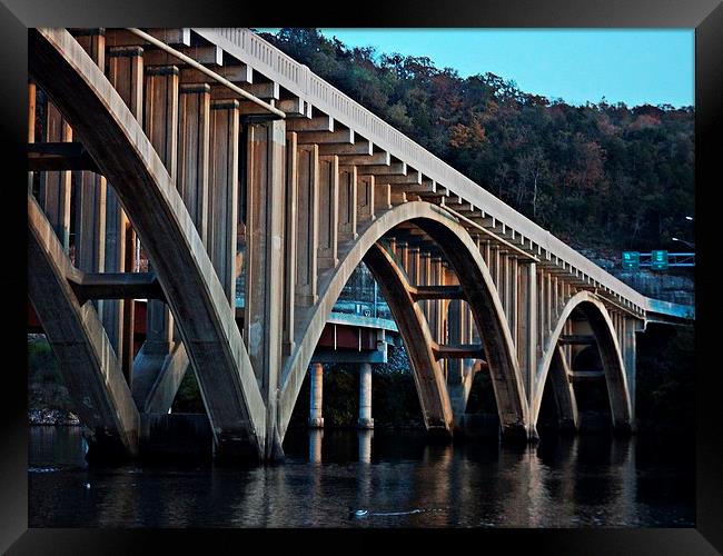 Arches of the Bridge Framed Print by Pics by Jody Adams