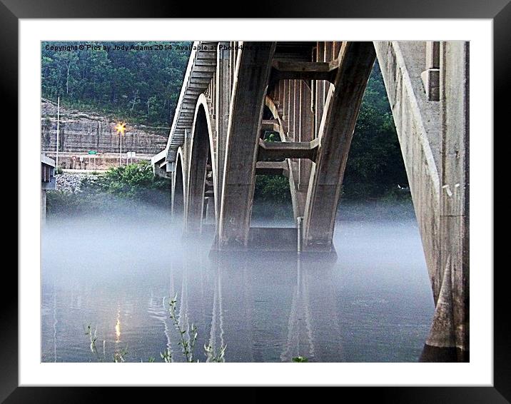 Bridges Framed Mounted Print by Pics by Jody Adams