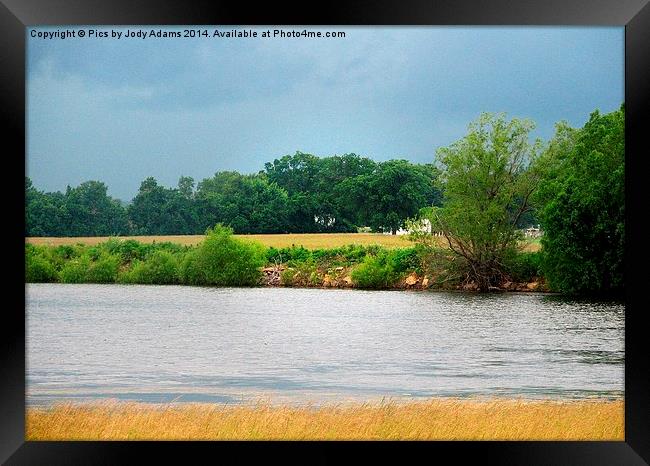  The Pond  Framed Print by Pics by Jody Adams