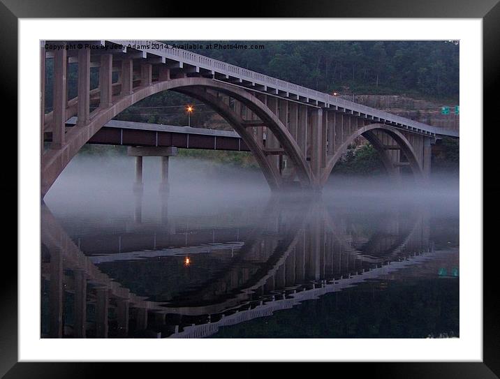  Bridge over Taneycomo Framed Mounted Print by Pics by Jody Adams