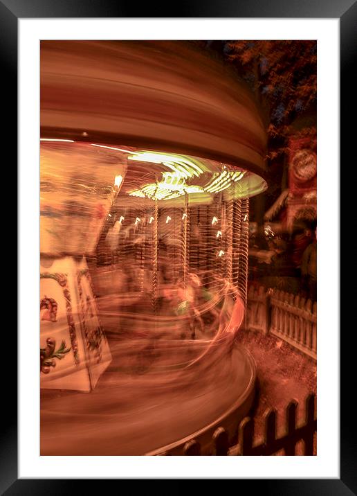Merry-go-round Framed Mounted Print by Tim Finch