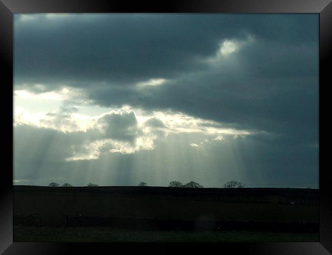 Ray Of Light Framed Print by Susan Mundell