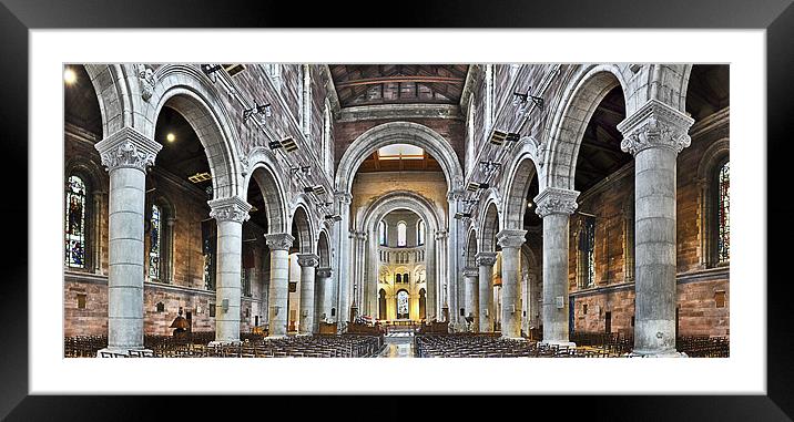 St Annes Cathedral Belfast Framed Mounted Print by Peter Lennon