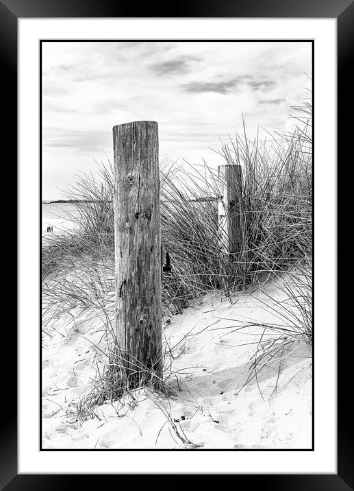 The Dunes Framed Mounted Print by Peter Lennon