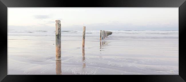 Sea Of Tranquility Framed Print by Peter Lennon