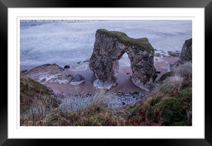 Through The Arch Framed Mounted Print by Peter Lennon