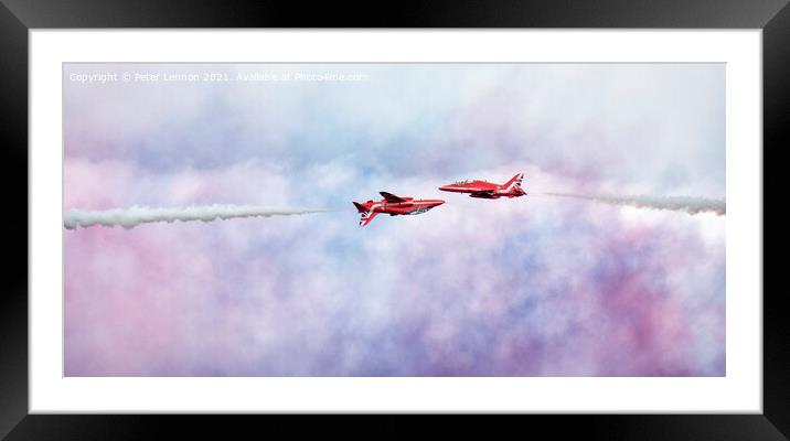 Then there were two.. Framed Mounted Print by Peter Lennon