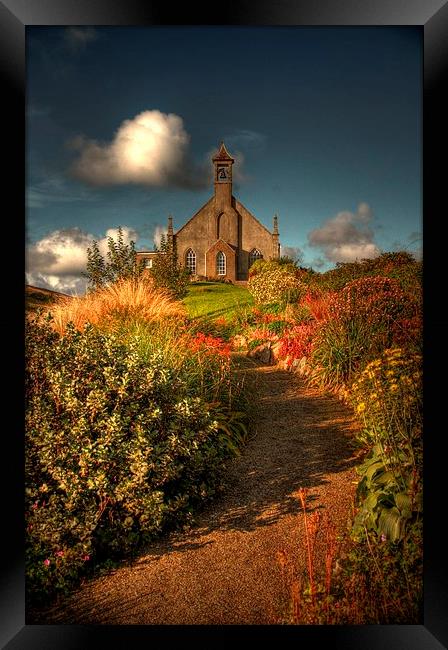 Weisdale Church, Shetland Framed Print by Anne Macdonald