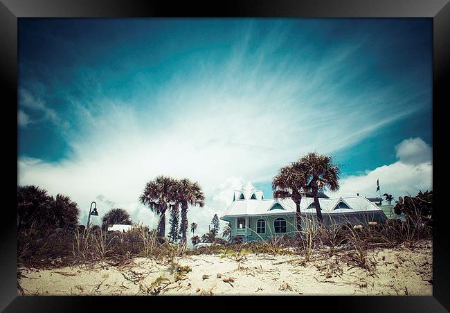  Passa-Grille beach, Pinellas County, Florida Framed Print by Jon Lingwood