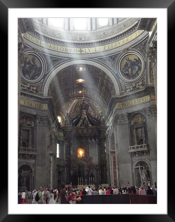 St Peters Basilica Framed Mounted Print by Samara Stewart