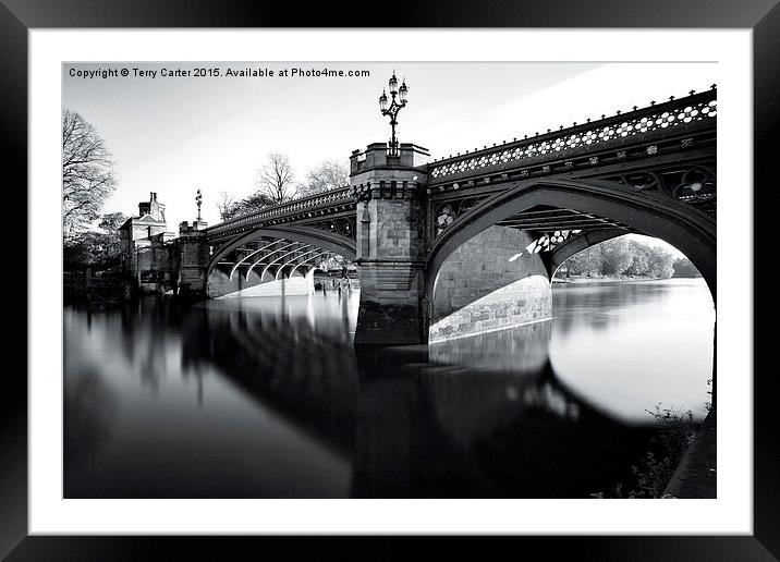  Skeldergate Bridge Framed Mounted Print by Terry Carter
