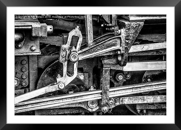  Steam Train Framed Mounted Print by Ray Nelson