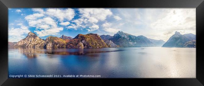 Lake Traunsee Framed Print by Silvio Schoisswohl