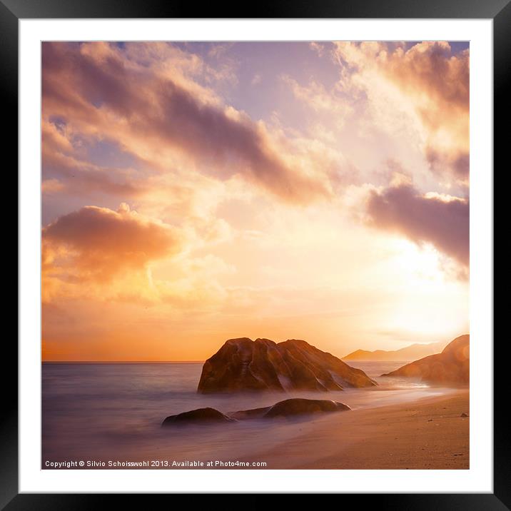 magic seychelles Framed Mounted Print by Silvio Schoisswohl