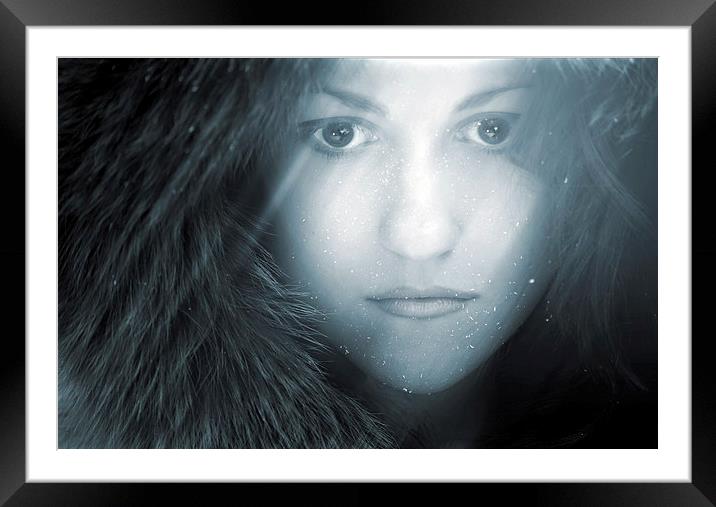 frozen Framed Mounted Print by Silvio Schoisswohl
