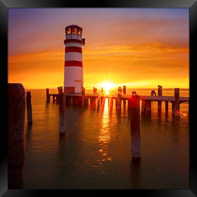 lighthouse Framed Print by Silvio Schoisswohl