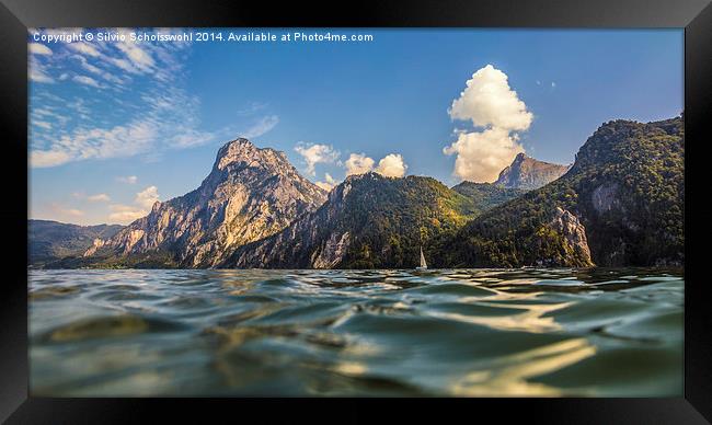  traunsee Framed Print by Silvio Schoisswohl