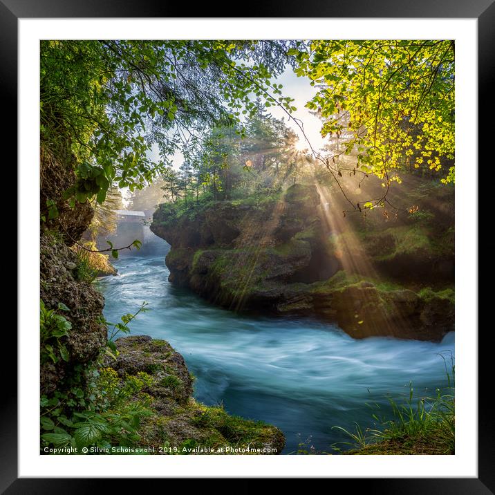 sunbeams Framed Mounted Print by Silvio Schoisswohl