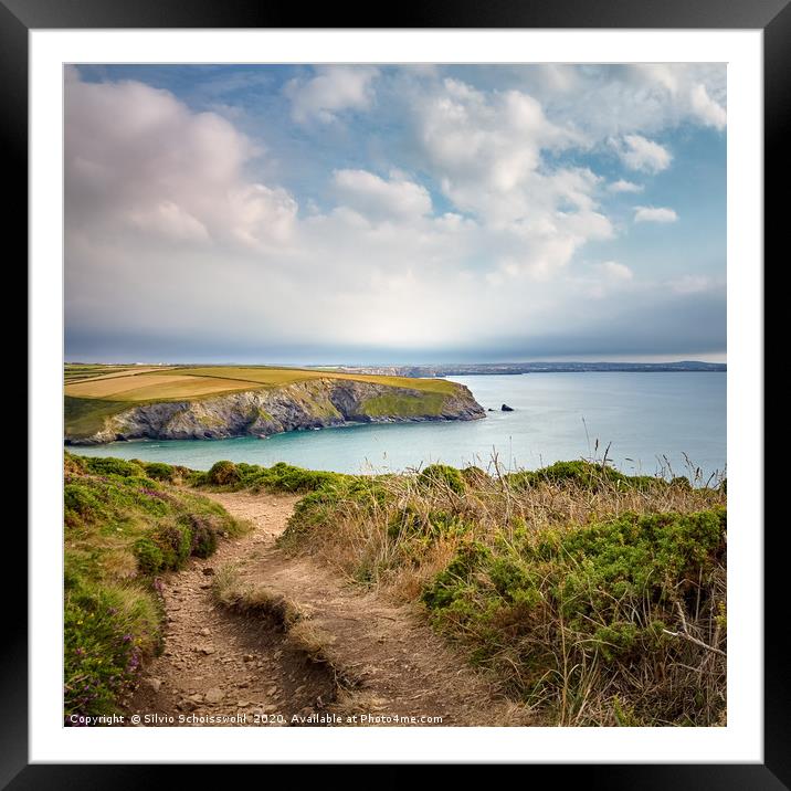 coast path  Framed Mounted Print by Silvio Schoisswohl