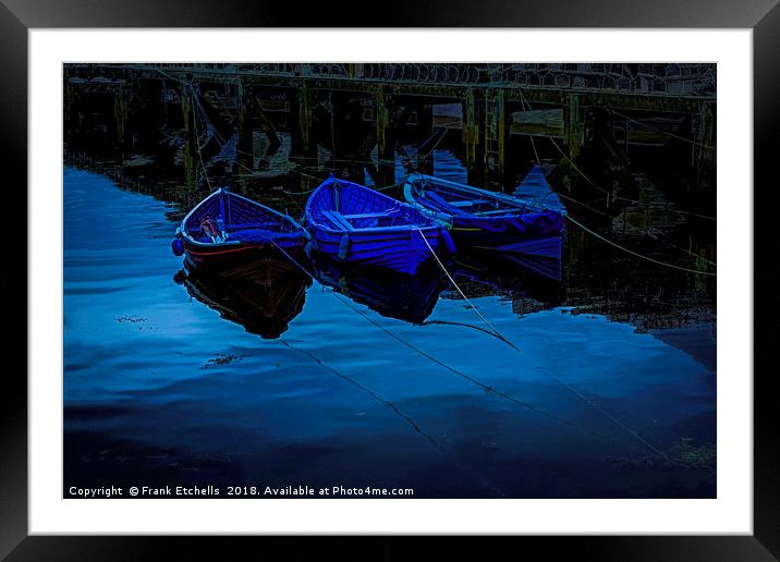 Three By Moonlight Framed Mounted Print by Frank Etchells