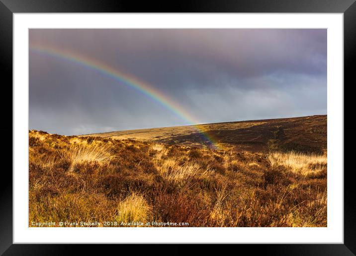 Dartmoor Rainbow 1 Framed Mounted Print by Frank Etchells