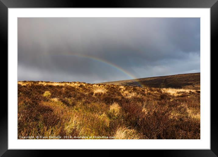 Dartmoor Rainbow 2 Framed Mounted Print by Frank Etchells