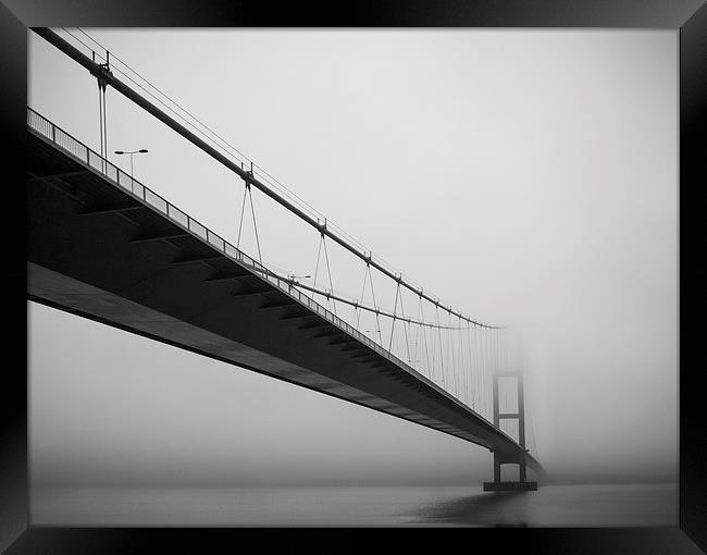 Mystical Humber Bridge Framed Print by P D