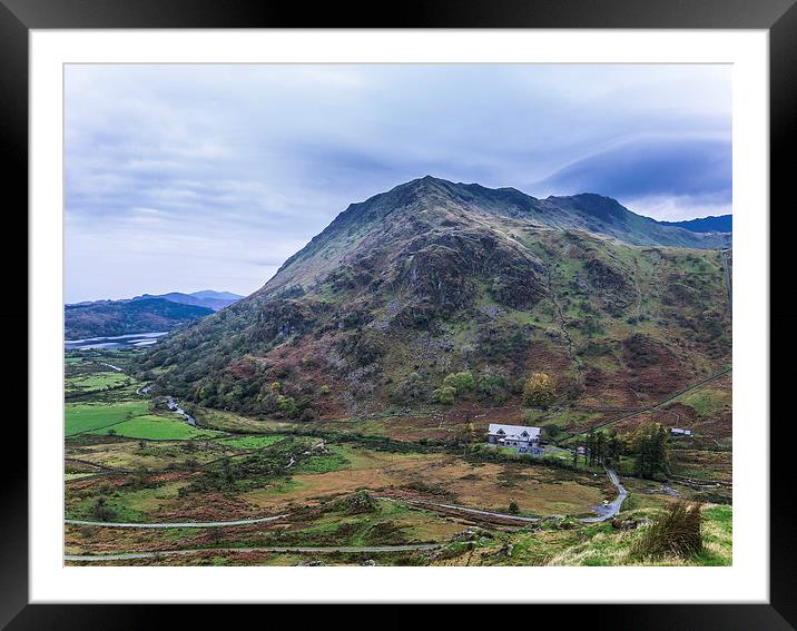 Majestic Snowdonia Framed Mounted Print by P D