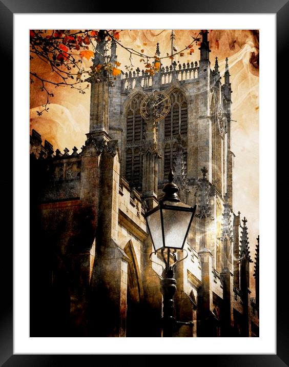 Gothic Majesty at Hull Minster Framed Mounted Print by P D