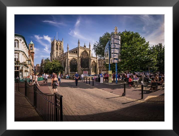 Majestic Hull Minster Framed Mounted Print by P D