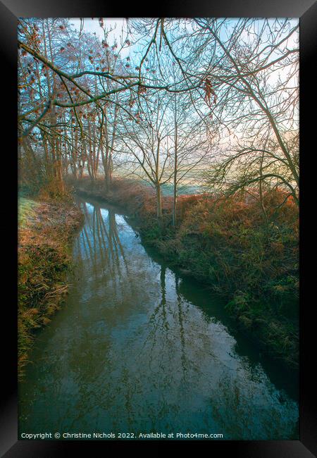 River Dudwell Framed Print by Christine Kerioak