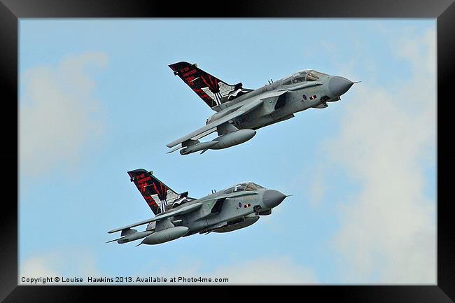 Two Tornado Jets dambusters special Framed Print by Louise  Hawkins
