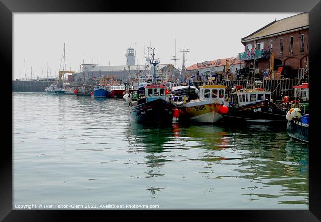 Scarborough Harbour Framed Print by Ivan Felton-Glenn