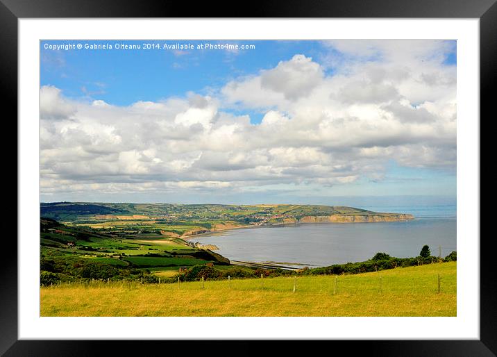 The Green Fields of England Framed Mounted Print by Gabriela Olteanu