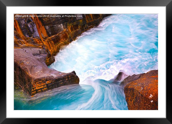 Spillway Framed Mounted Print by John Cuyler