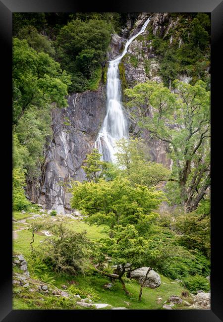 Arber Falls Framed Print by Andy McGarry