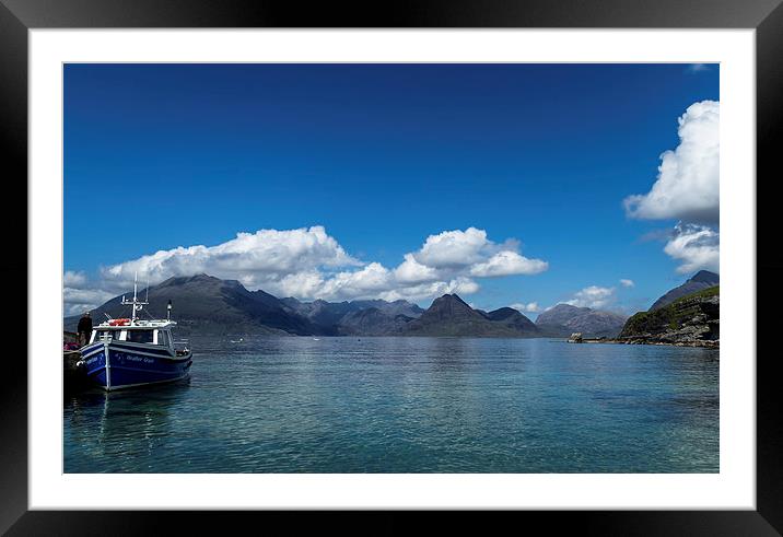 Isle of Sky - Cuillins Framed Mounted Print by Andy McGarry