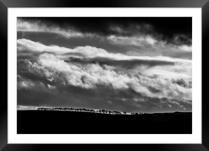 Stormy Skies Framed Mounted Print by Andy McGarry