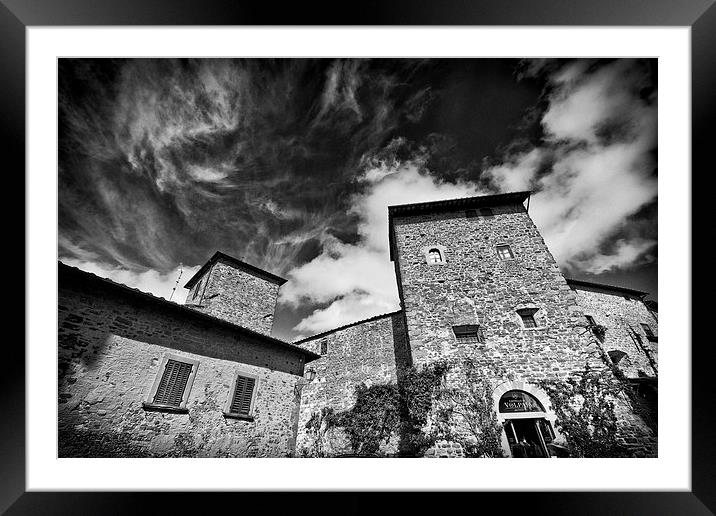Volpai, Tuscany Itally Framed Mounted Print by Andy McGarry