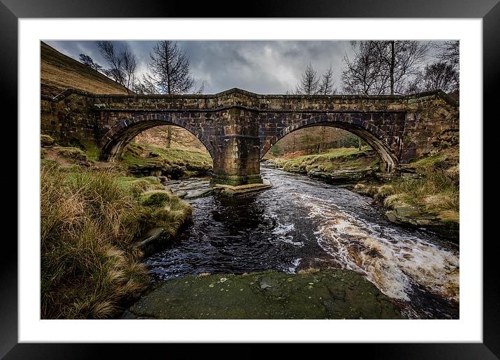 Slippery Stones - Peak District Framed Mounted Print by Andy McGarry