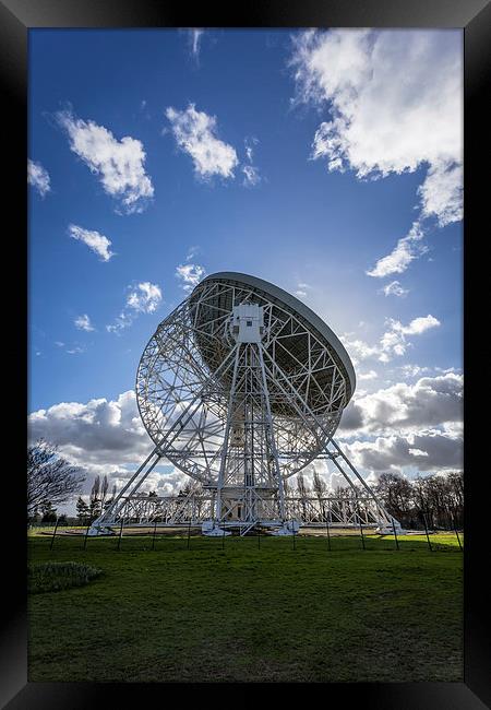 Jodrell Bank - Lovell Telescope Framed Print by Andy McGarry