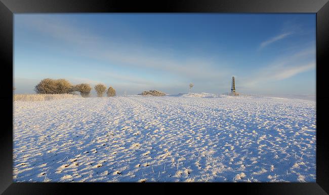  Werneth Low, Cheshire War Memorial Framed Print by Andy McGarry